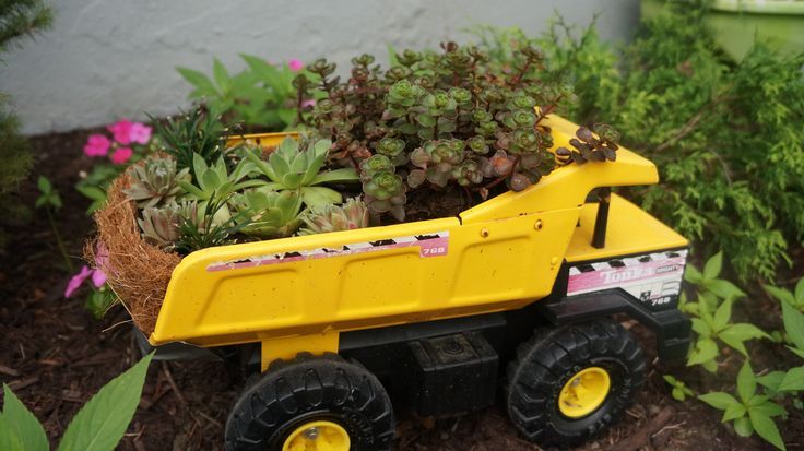 Toy Truck Planter