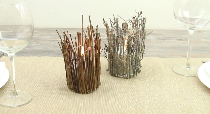 Twig Candle Holders