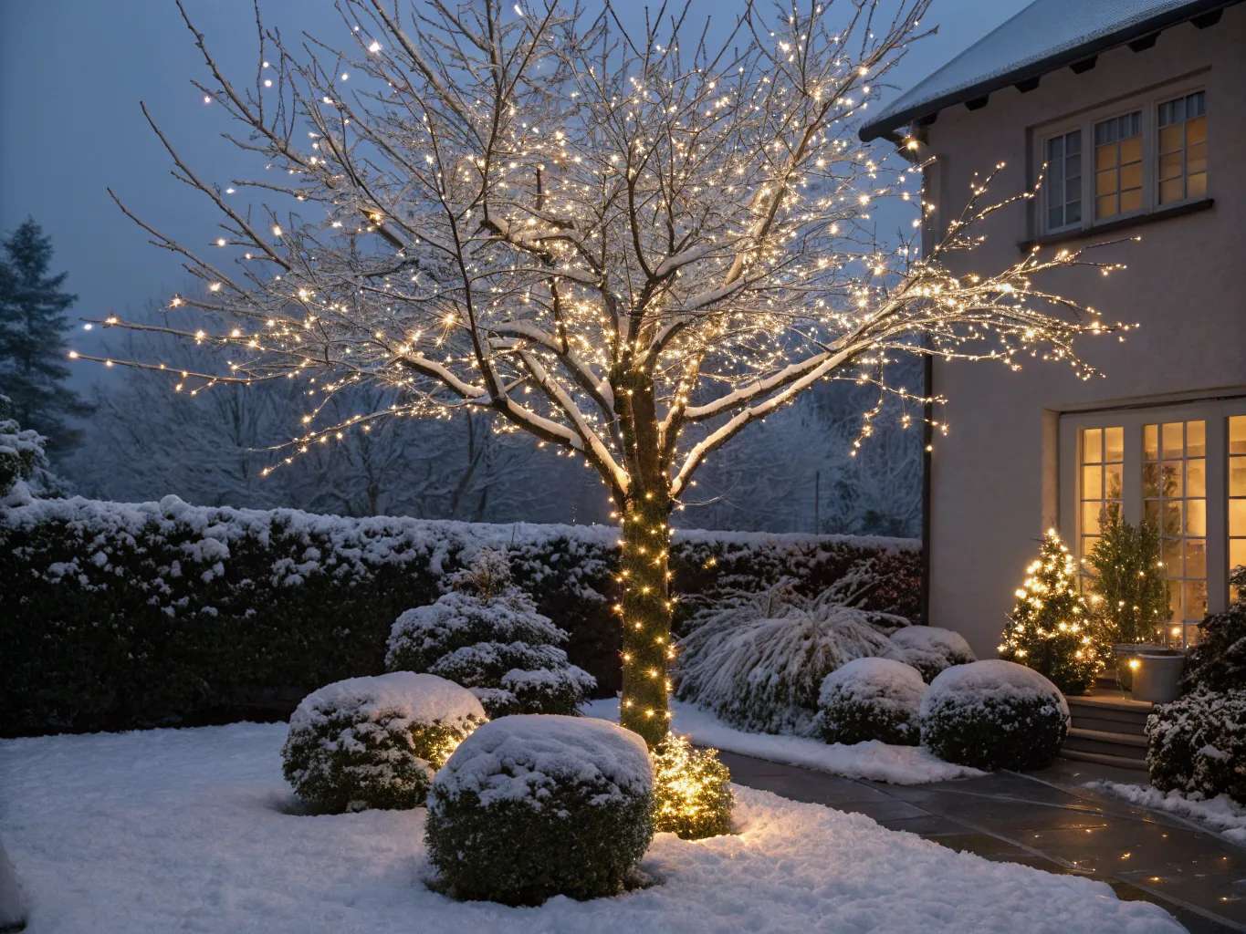 Twinkling Fairy Light Trees