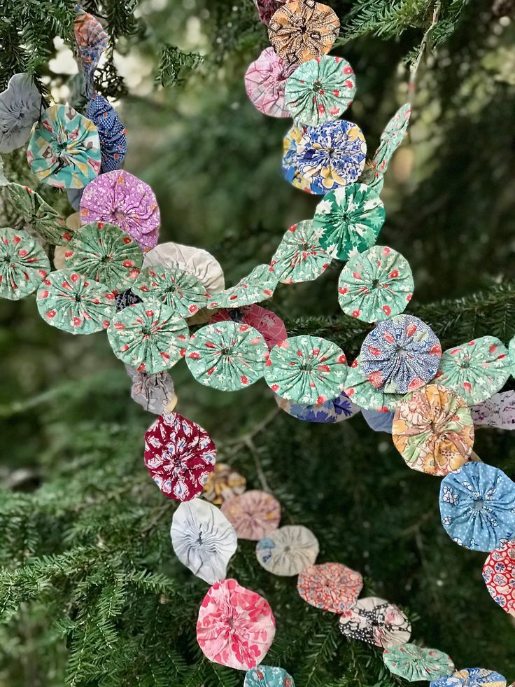 Upcycled Fabric Garland