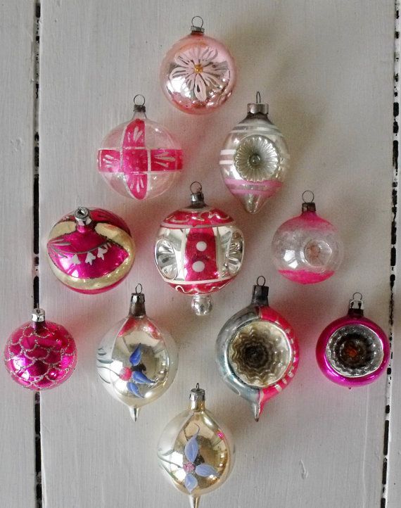 Vintage Glass Ornaments