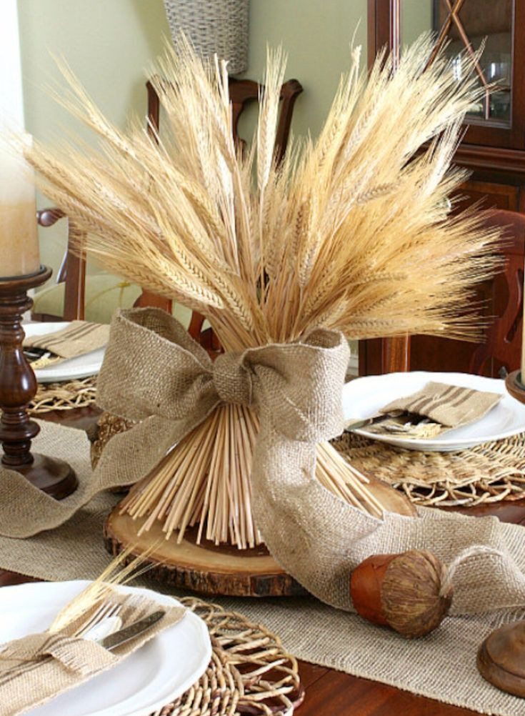 Wheat Bundle Centerpiece