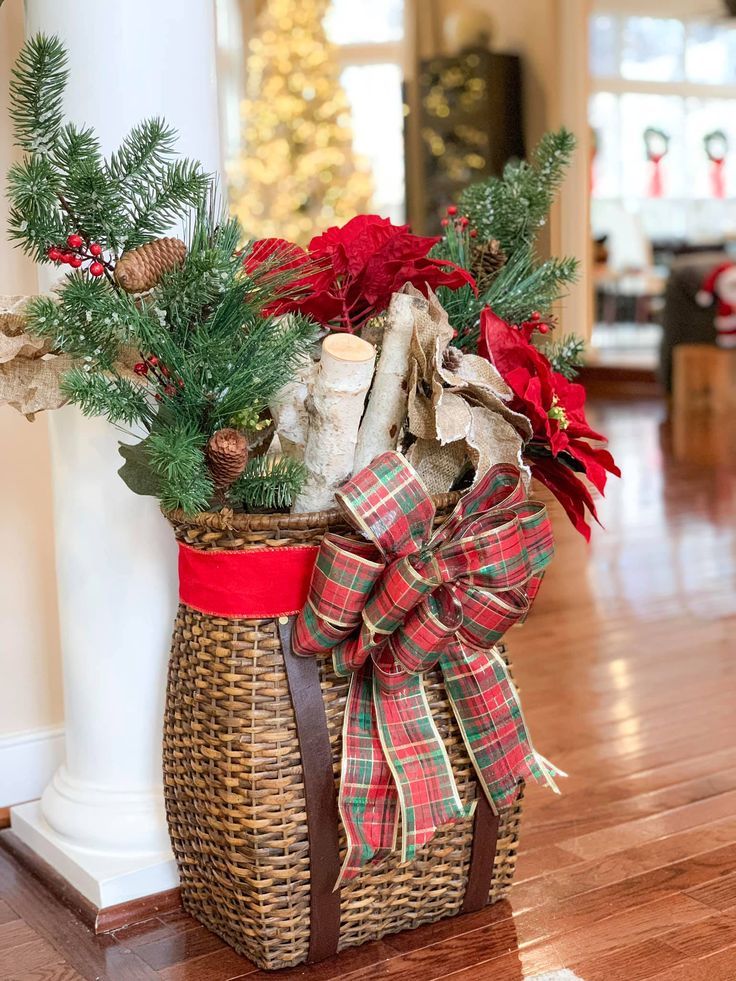 Wicker Basket Displays