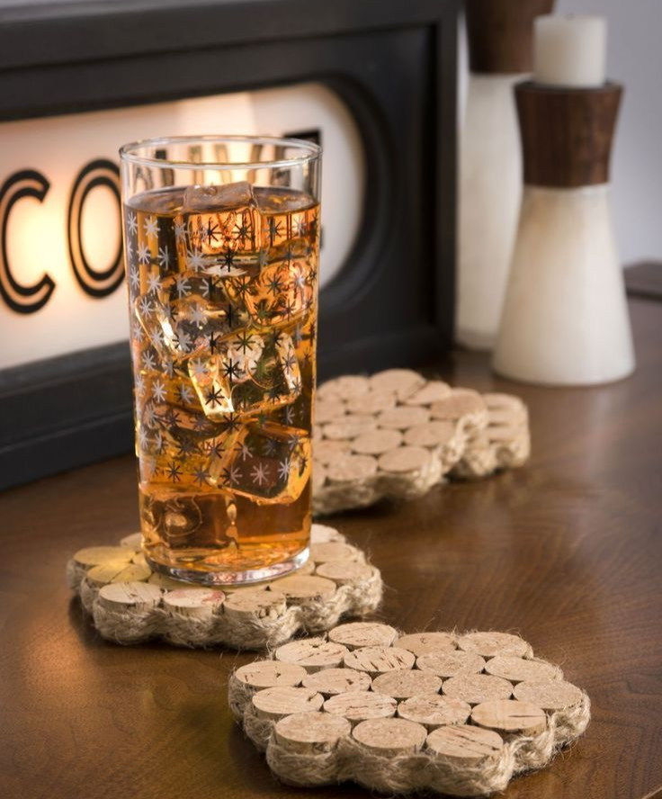 Wine Cork Coasters