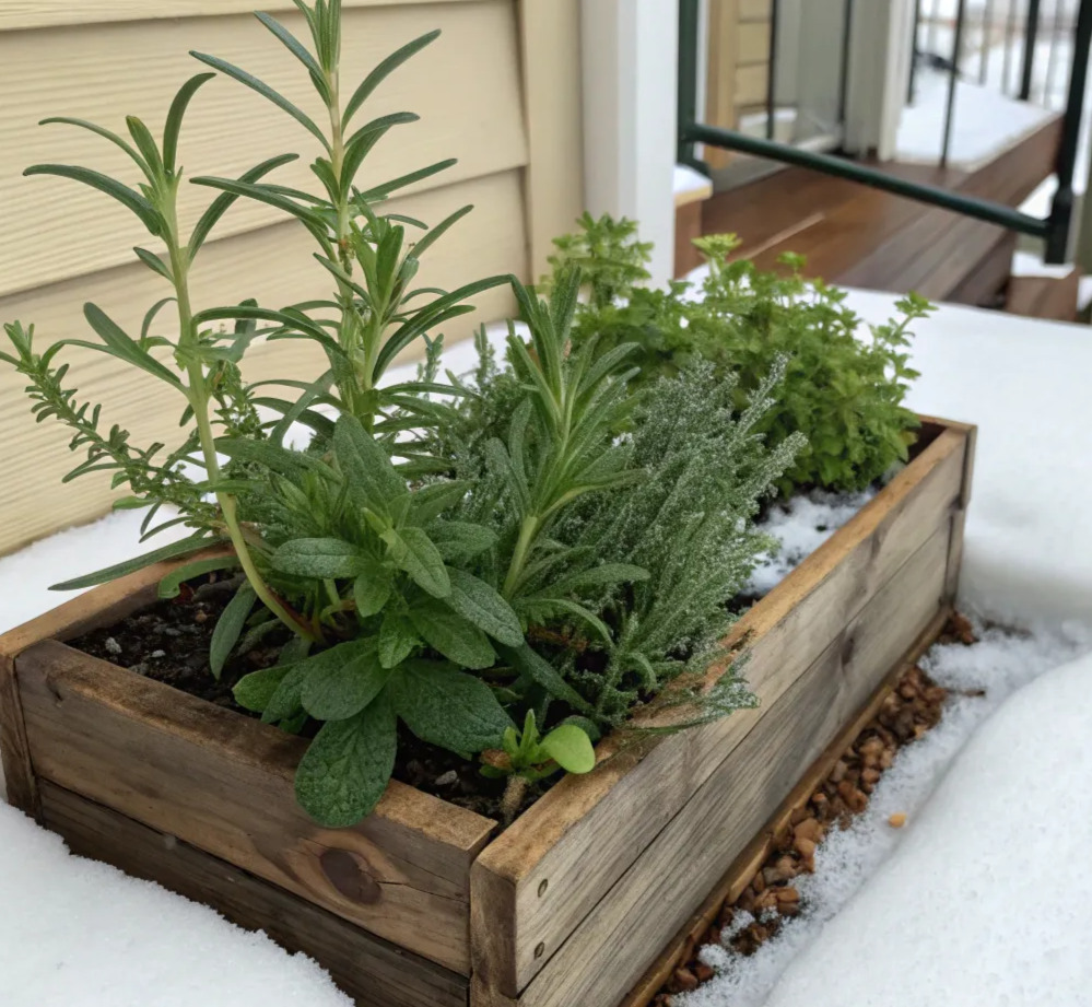 Winter Herb Planter