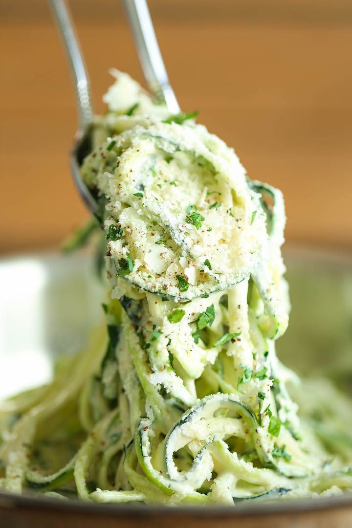 Zucchini Noodles with Pesto