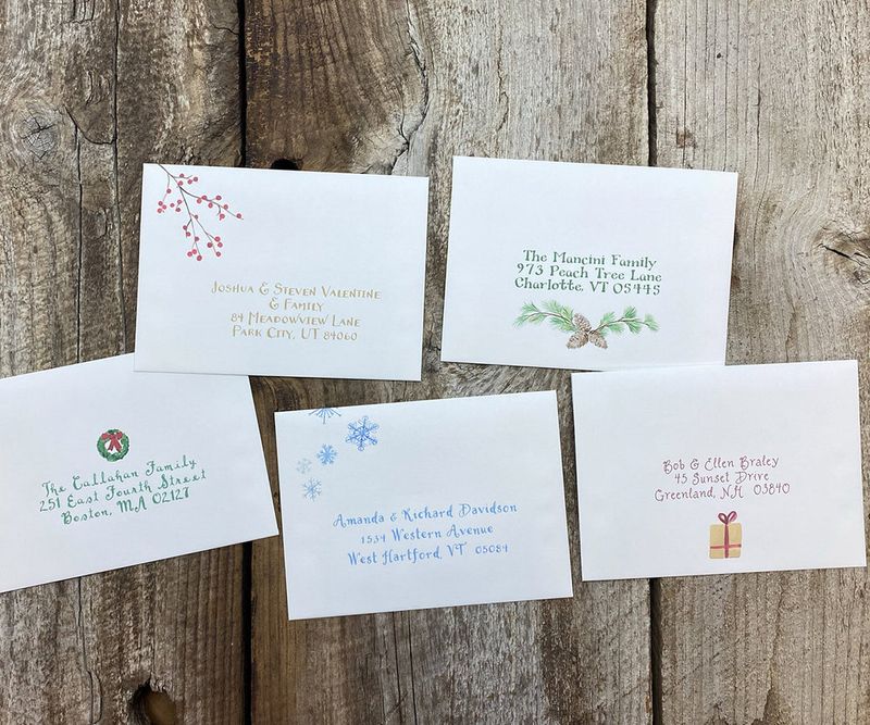 Addressing Holiday Cards to Entire Families