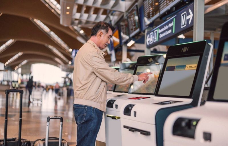 Airline Self-Check-In Kiosks