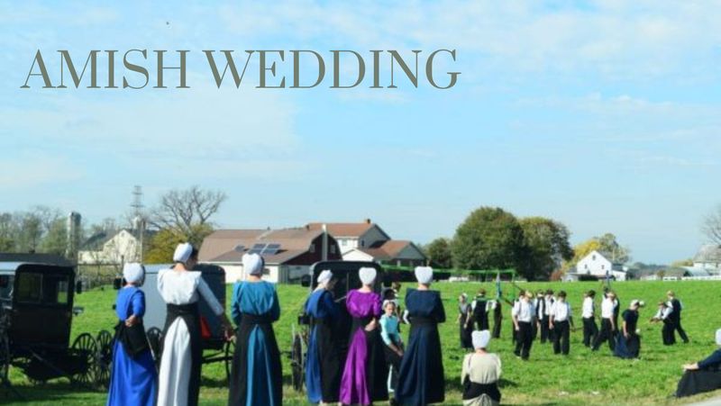 Amish weddings are private