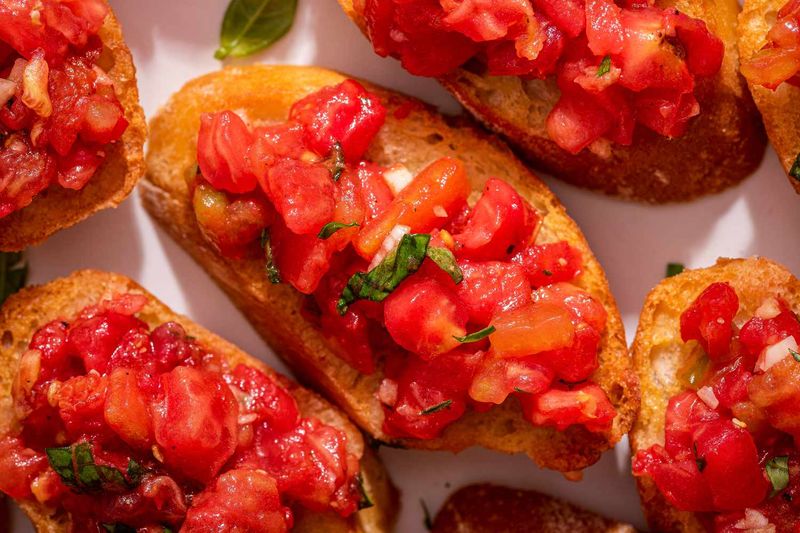 Bruschetta with Tomato and Basil