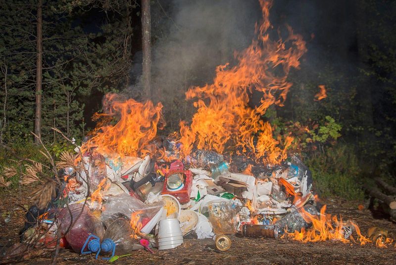 Burning Trash