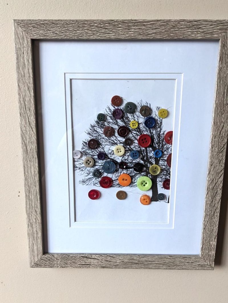 Button Art Canvas