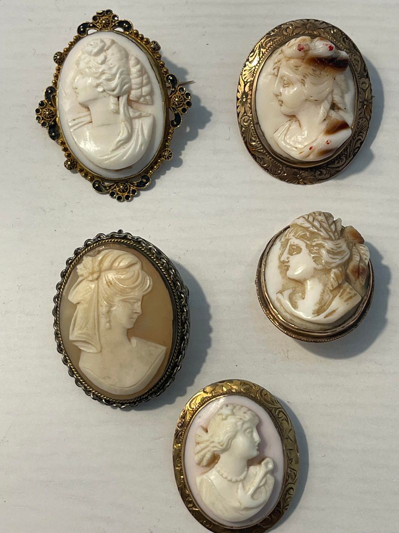 Cameos and Brooches