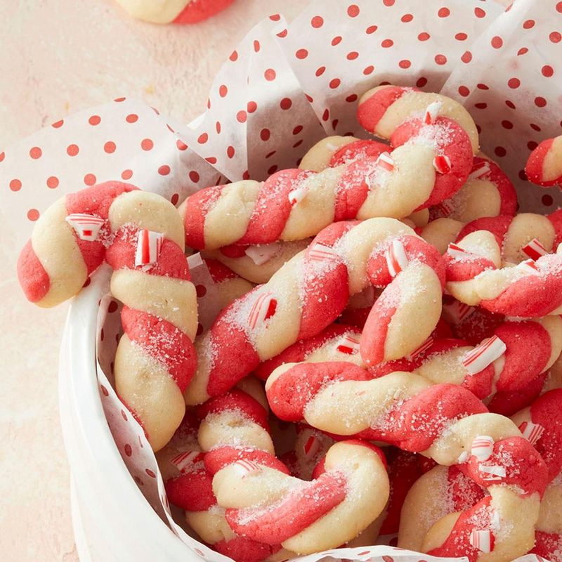 Candy Cane Cookies