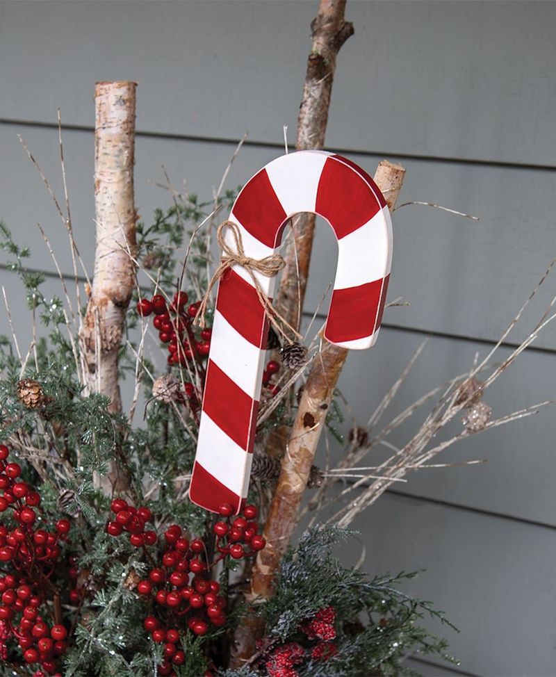 Candy Cane Planters