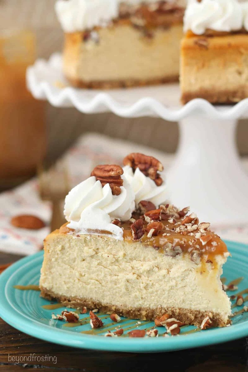 Caramel Pecan Cheesecake