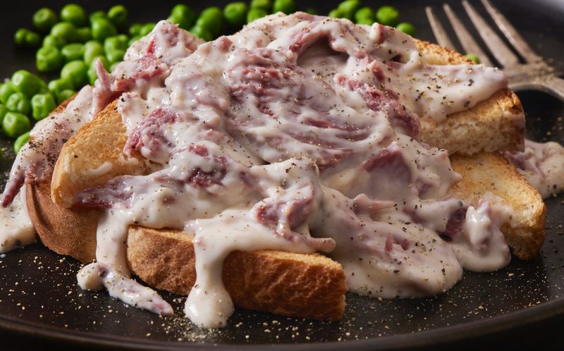 Chipped Beef on Toast