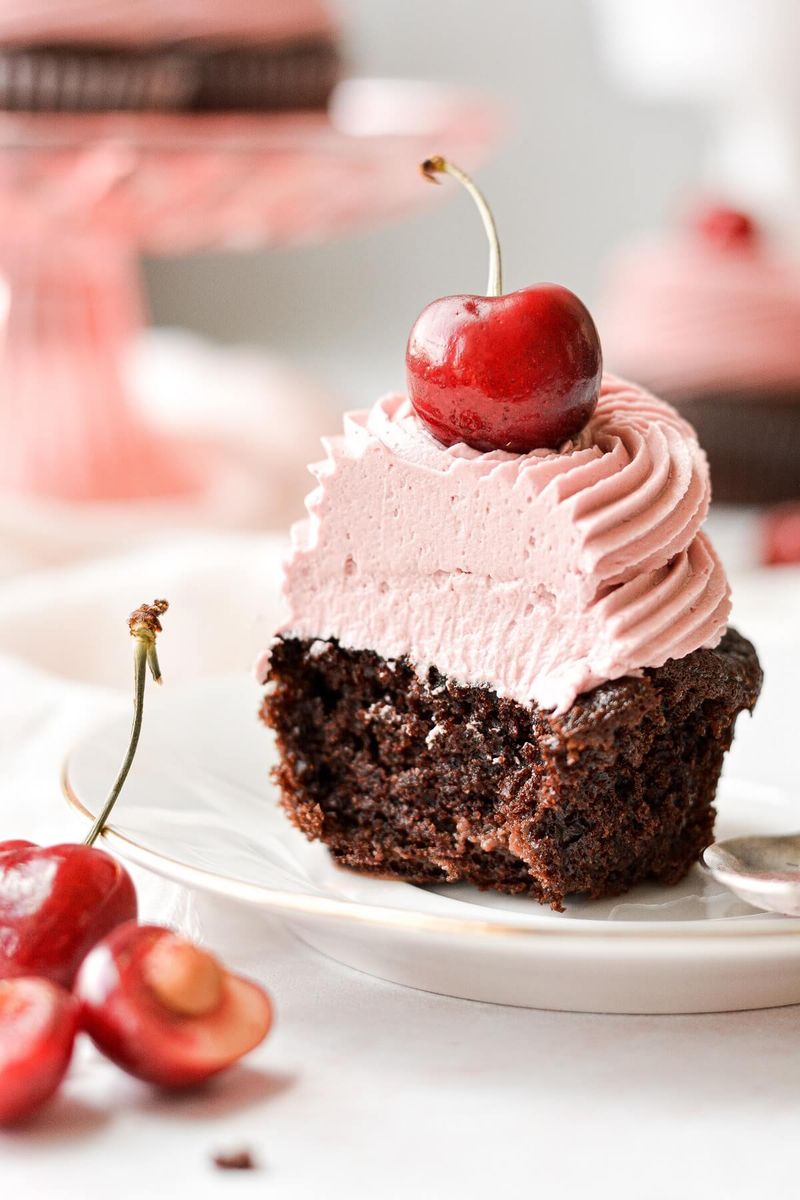 Chocolate Cherry Cupcakes