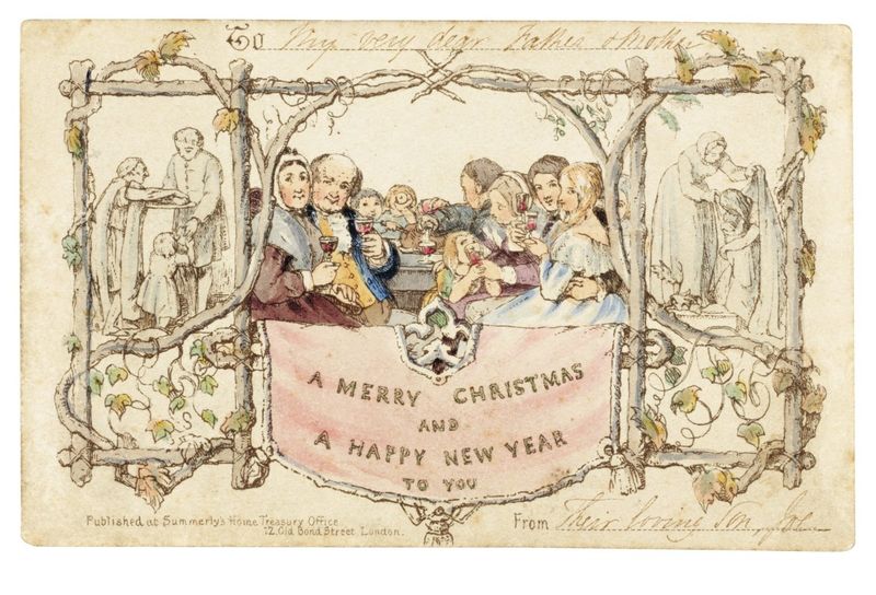 Christmas Cards Started in the Victorian Era