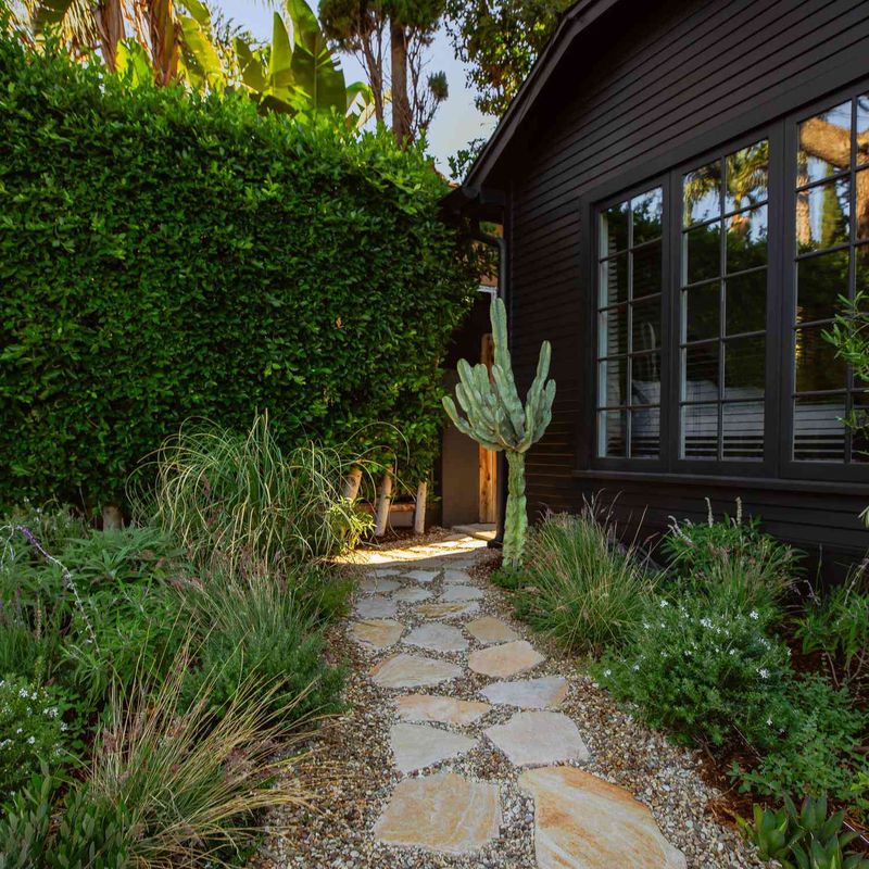 Cobblestone Garden Path