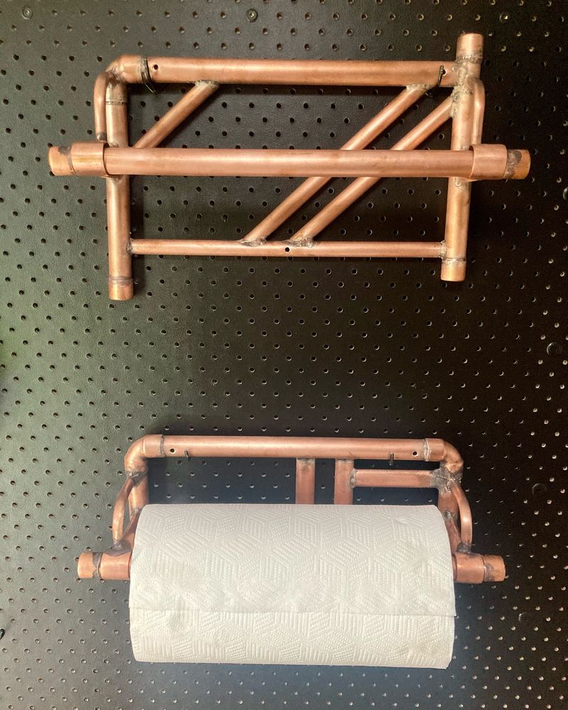 Copper Pipe Towel Rack