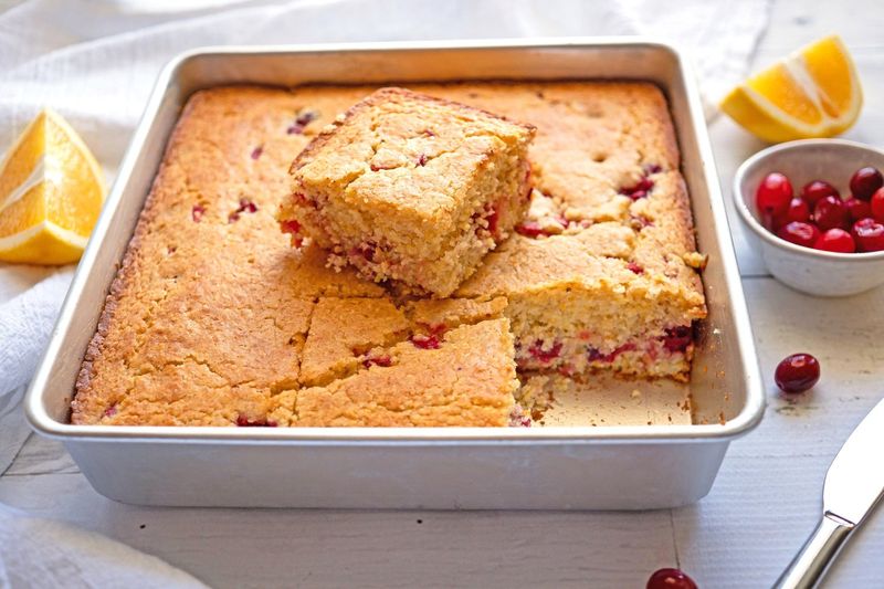 Cranberry Orange Cornbread