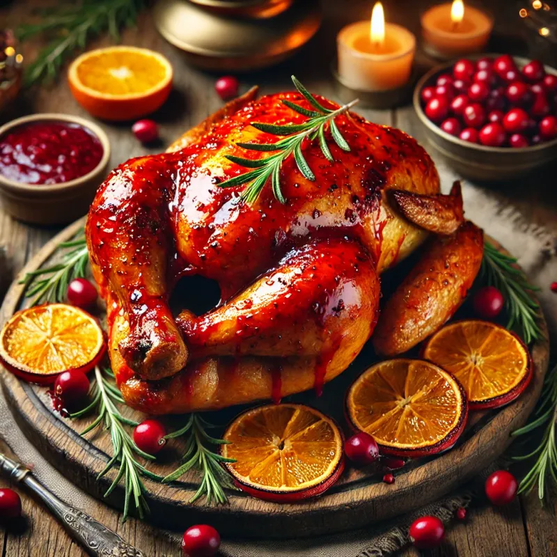 Cranberry Orange Glazed Chicken