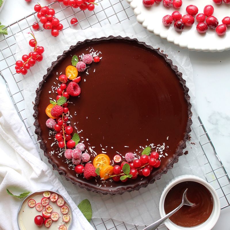 Cranberry Orange Tart