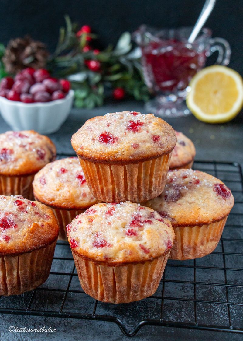 Cranberry Sauce Muffins