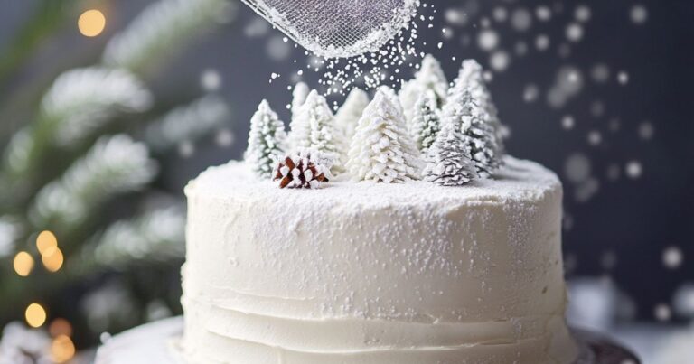 Creating a Magical Winter Wonderland Cake