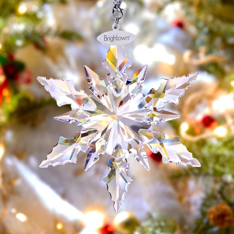 Crystal Snowflake Ornaments