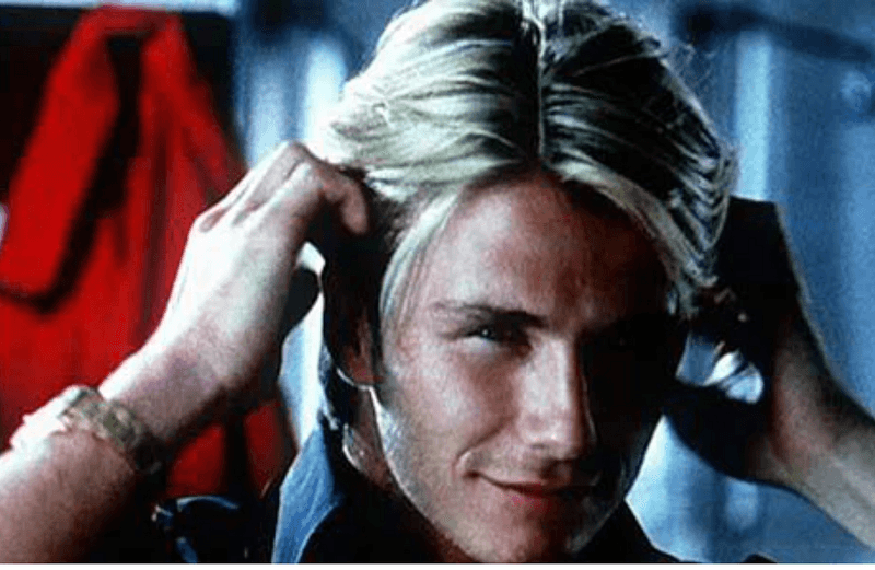 David Beckham & Brylcreem