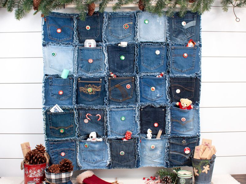 Denim Pocket Advent Calendar