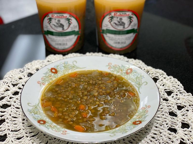 Dining on Lentils in Italy