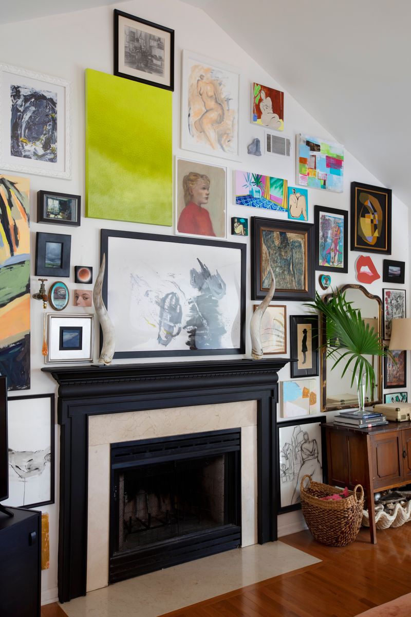 Eclectic Art Display