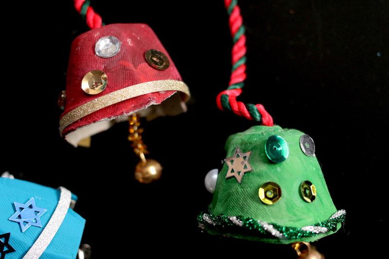 Egg Carton Bells