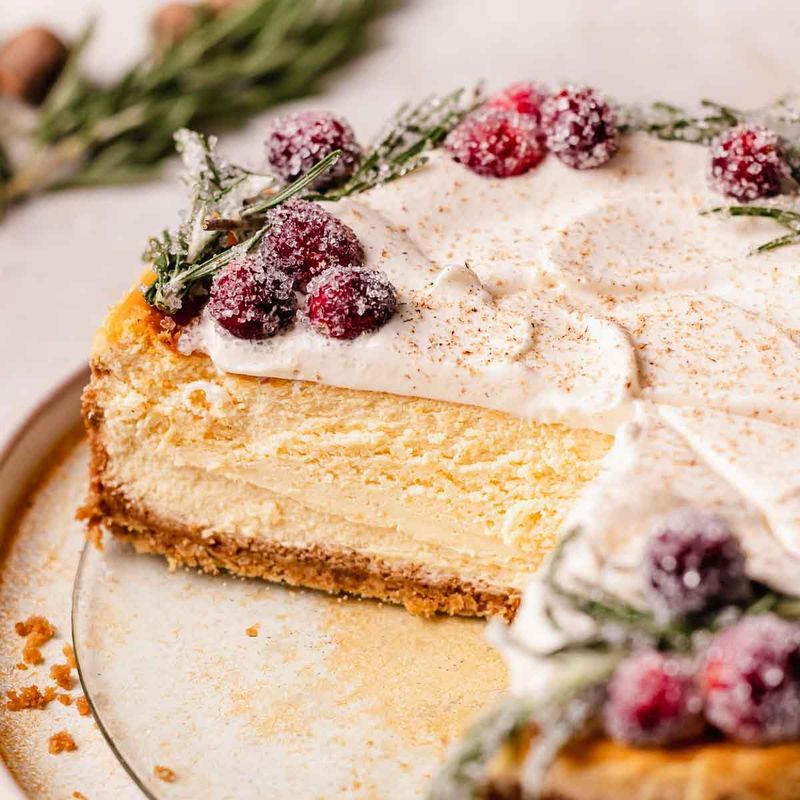 Eggnog Cheesecake