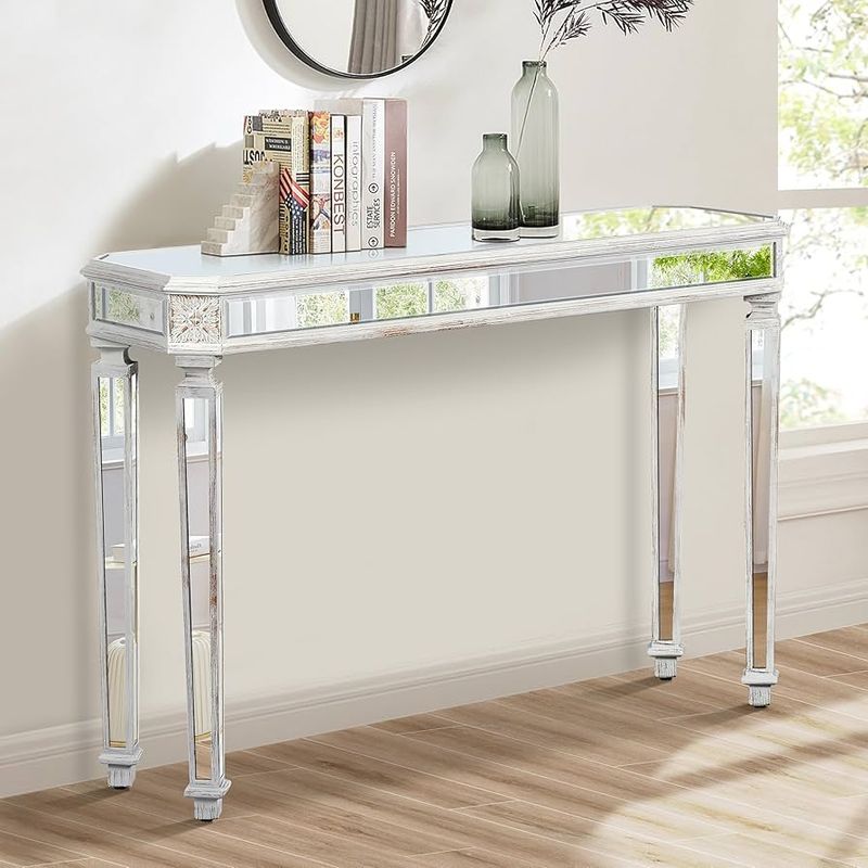 Elegant Mirrored Table