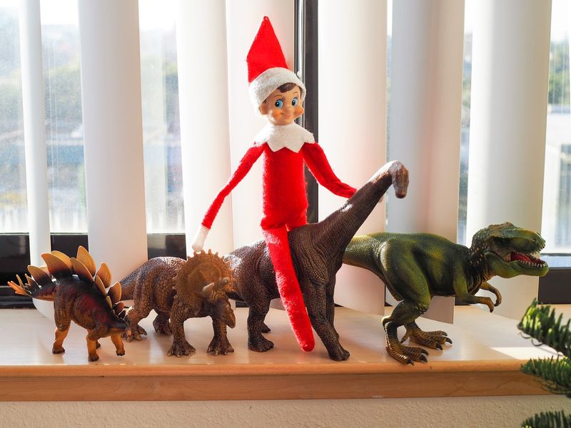 Elf Dinosaur Encounter