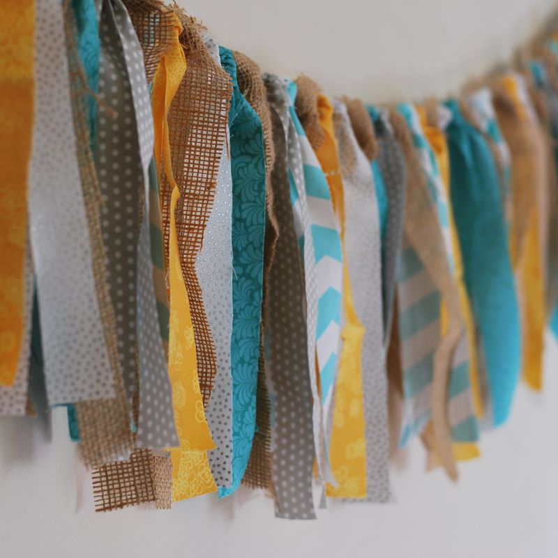 Fabric Scrap Bunting