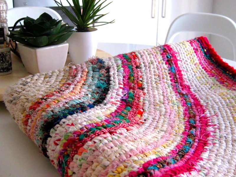 Fabric Scrap Rug