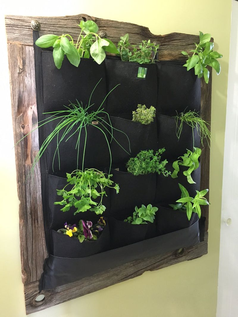 Fabric Wall Planters