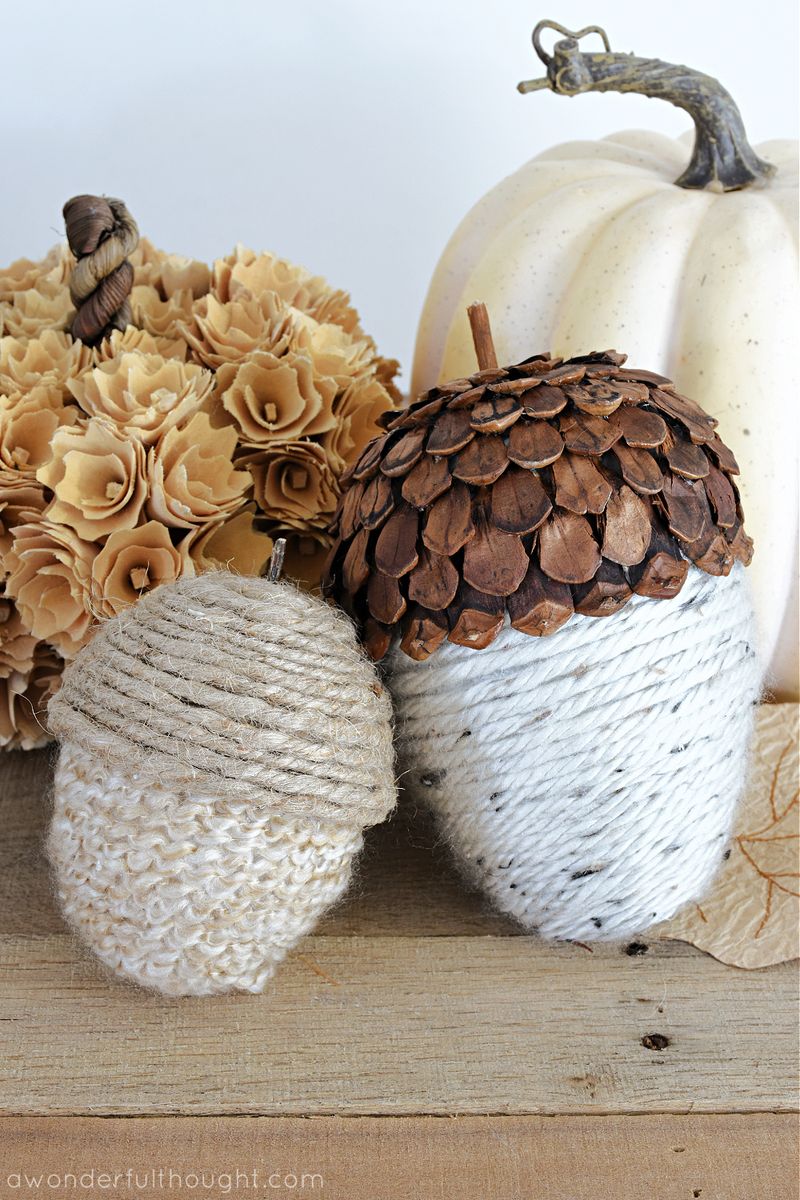 Faux Fur Acorns