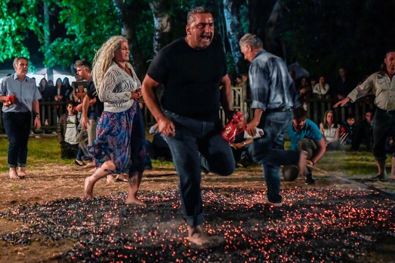 Fire Walking in Panama