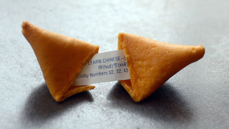 Fortune cookies are Chinese