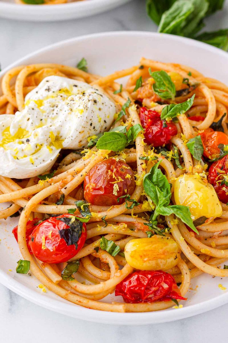 Garden Fresh Tomato Basil Pasta