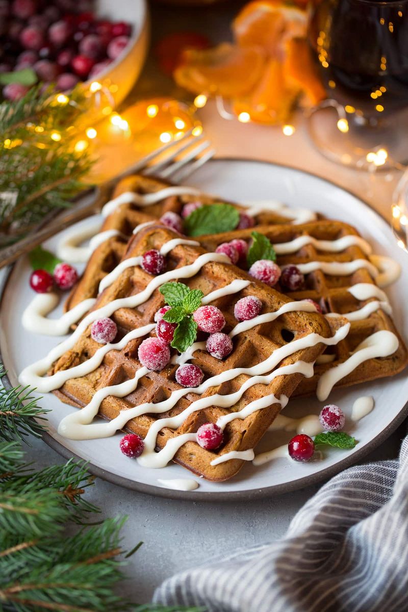 Gingerbread Waffles