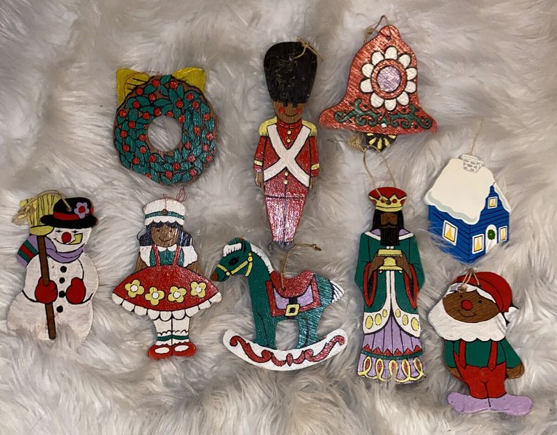 Hand-Painted Wooden Ornaments