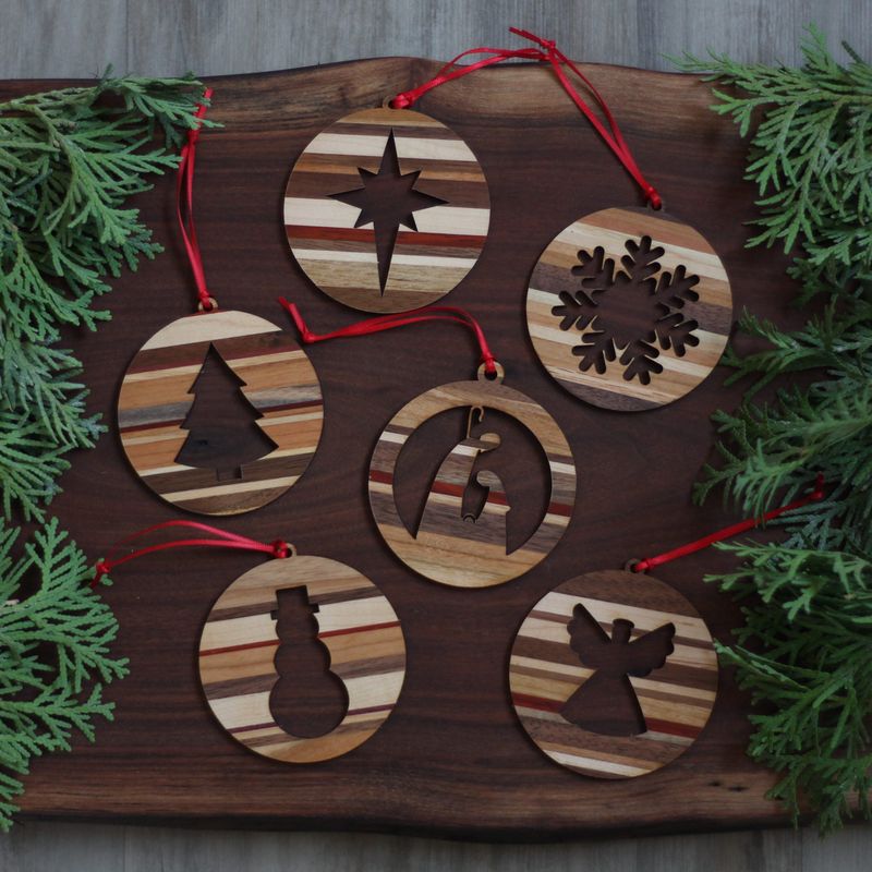 Handcrafted Wooden Ornaments