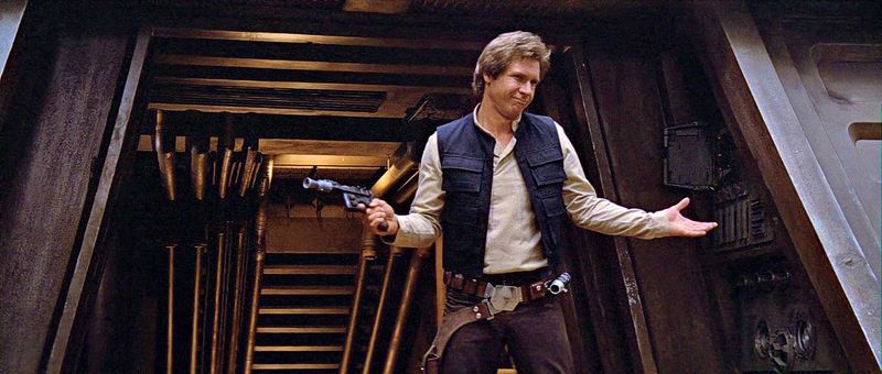 Harrison Ford as Han Solo